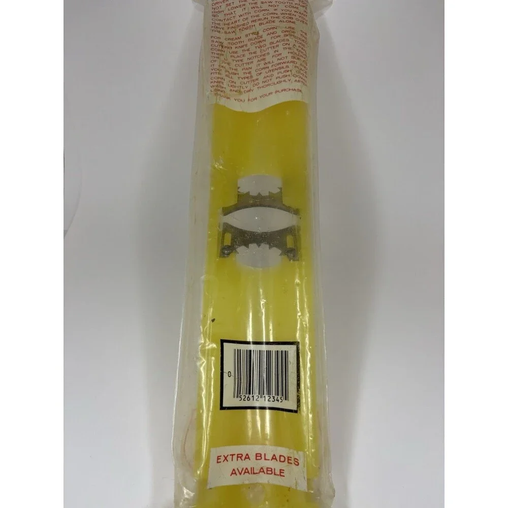 Vintage American Corn Cutter Yellow Hanna IN Original Bag